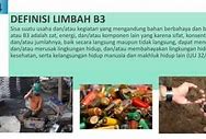 Limbah B3 Adalah Limbah Yang Mengandung Zat Zat